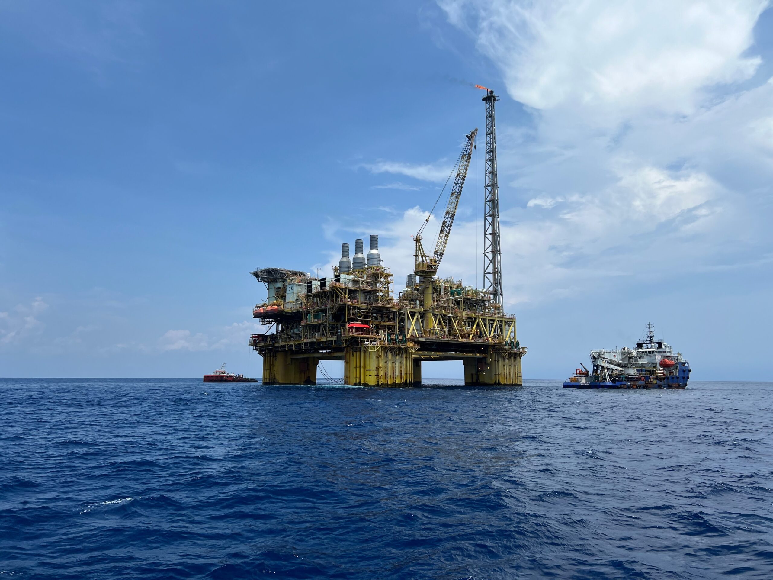 Offshore,Platform,At,Sabah,Water,Gumusut,Kakap